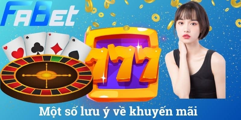 Một số lưu ý về khuyến mãi